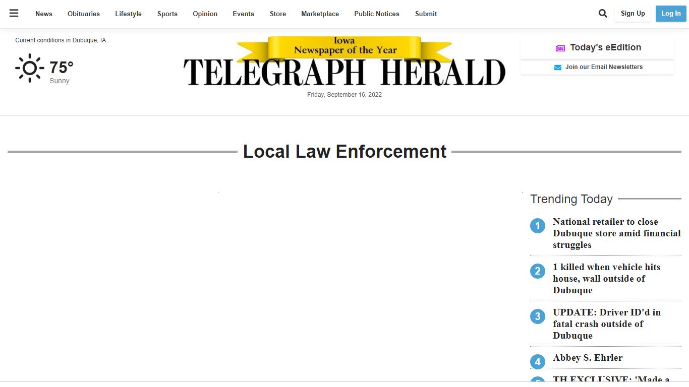 Police Reports | telegraphherald.com